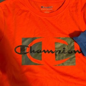 Kids champion shirt orange